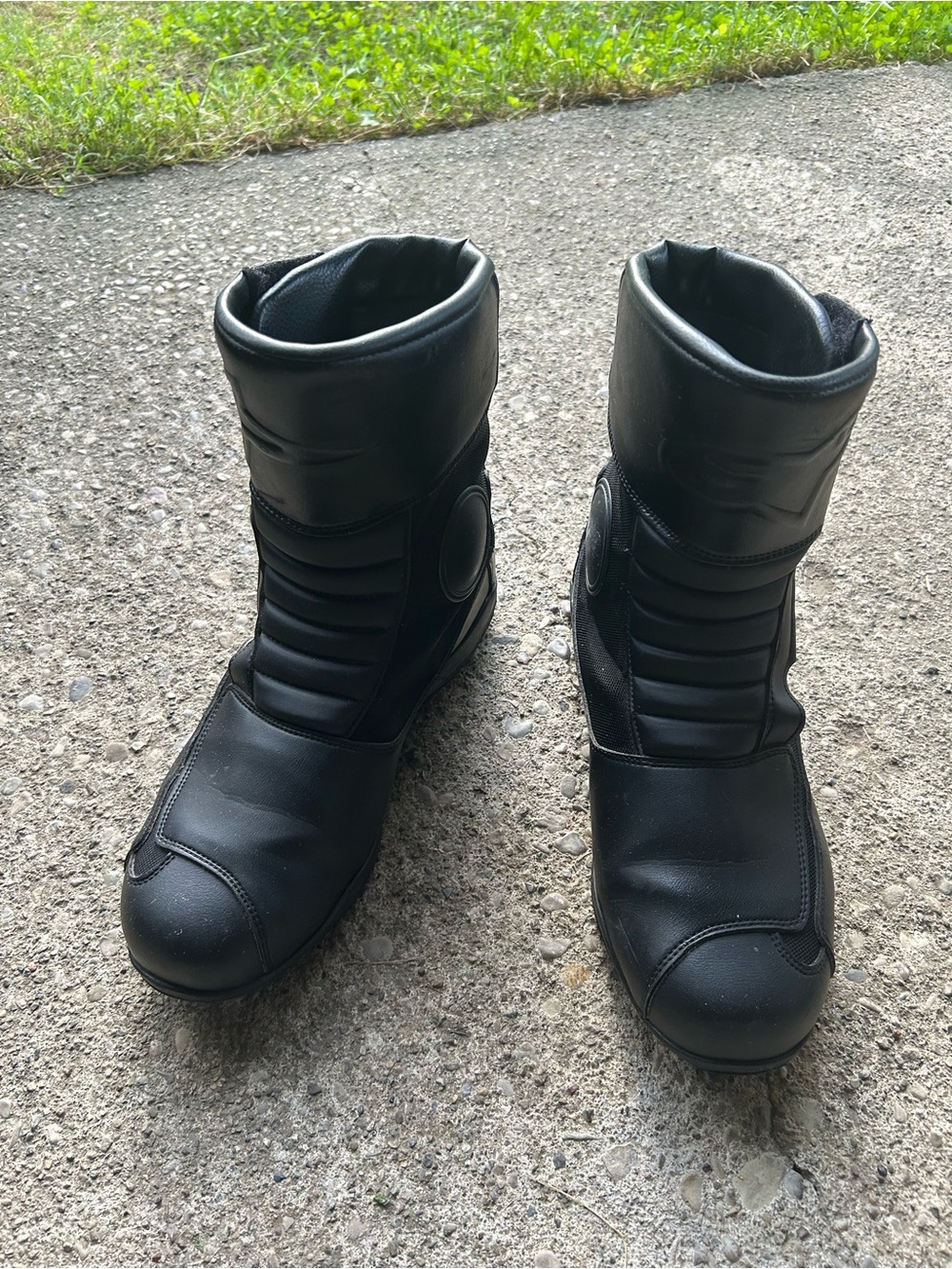 Alpinestars Men's Black Protective Motorcycle Boots 45